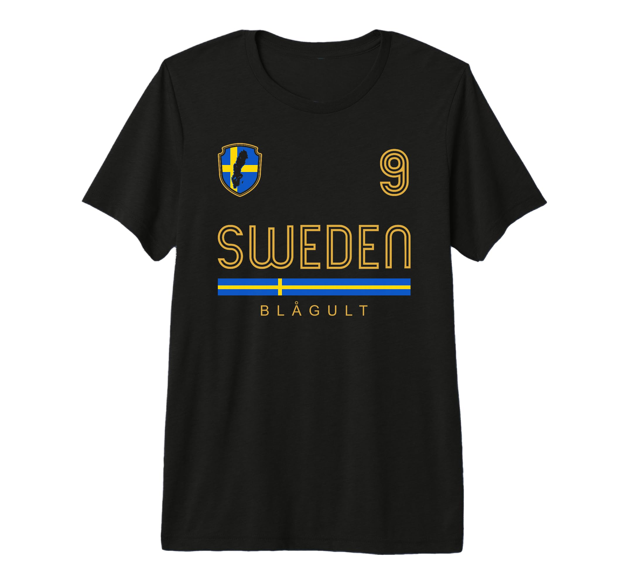 Sweden Soccer Jersey Sverige Football T-Shirt - Unique Graphic Men Women