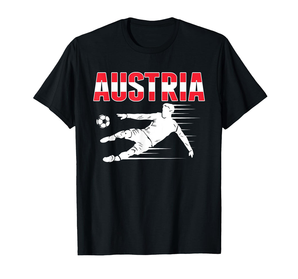 Austria Soccer Fans Jersey Austrian T-Shirt - Custom Art Print Men Women