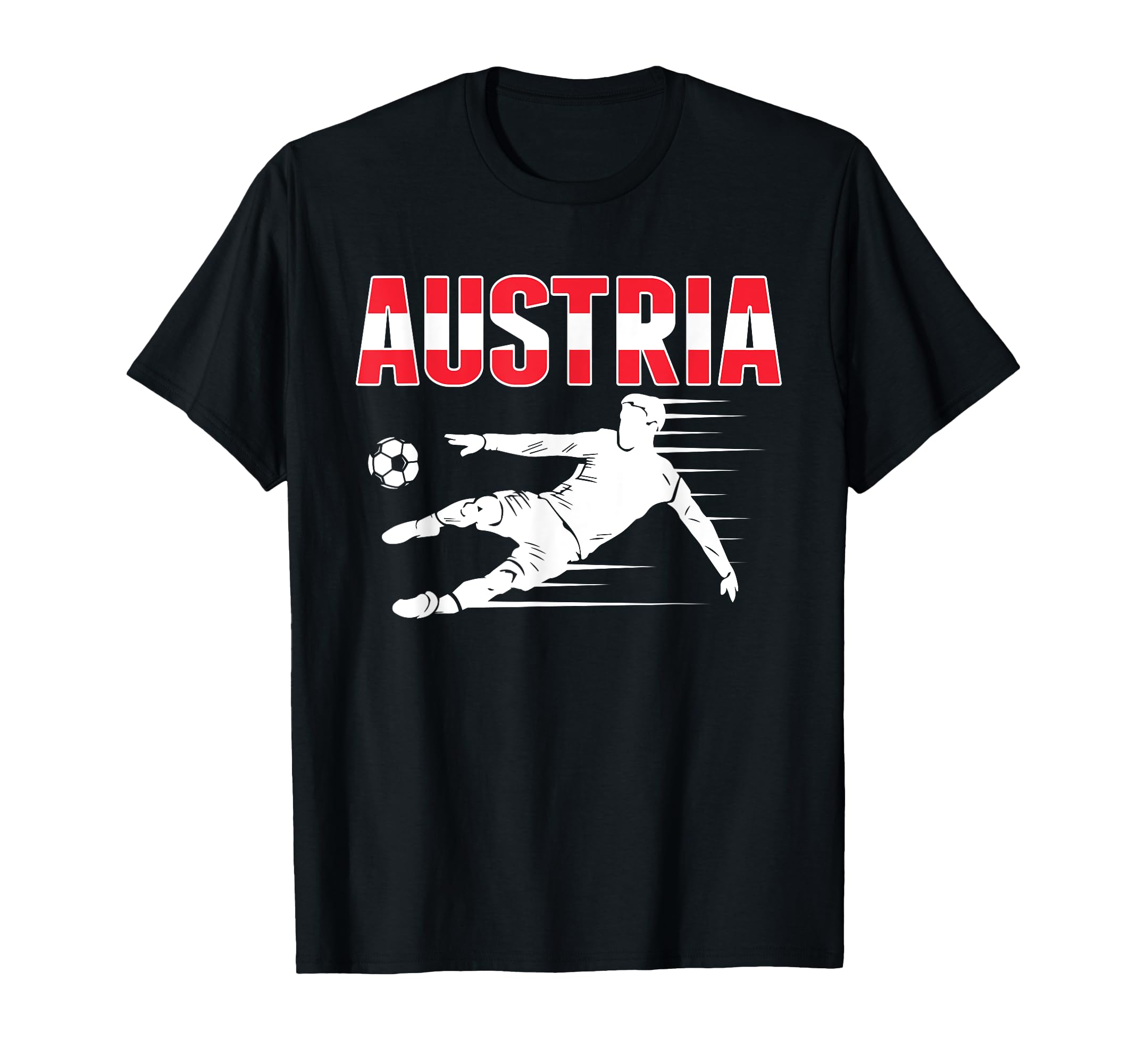 Austria Soccer Fans Jersey Austrian T-Shirt - Custom Art Print Men Women
