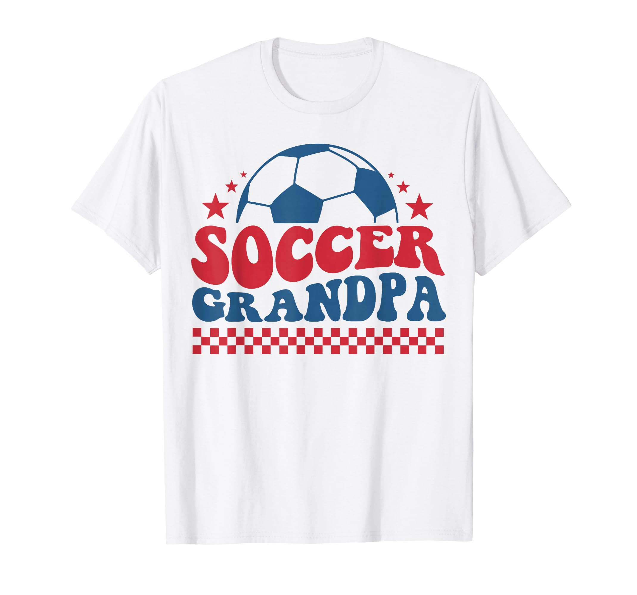 Soccer Grandpa Soccer Fan Support T-Shirt - Custom Art Print for Adults