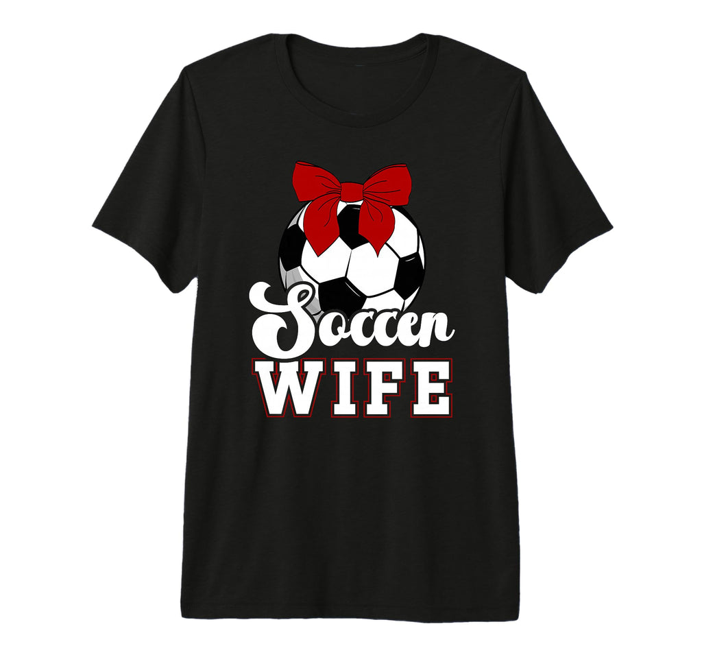 Soccer Wife Soccer Player Coquette T-Shirt - Aesthetic Graphic for Adults