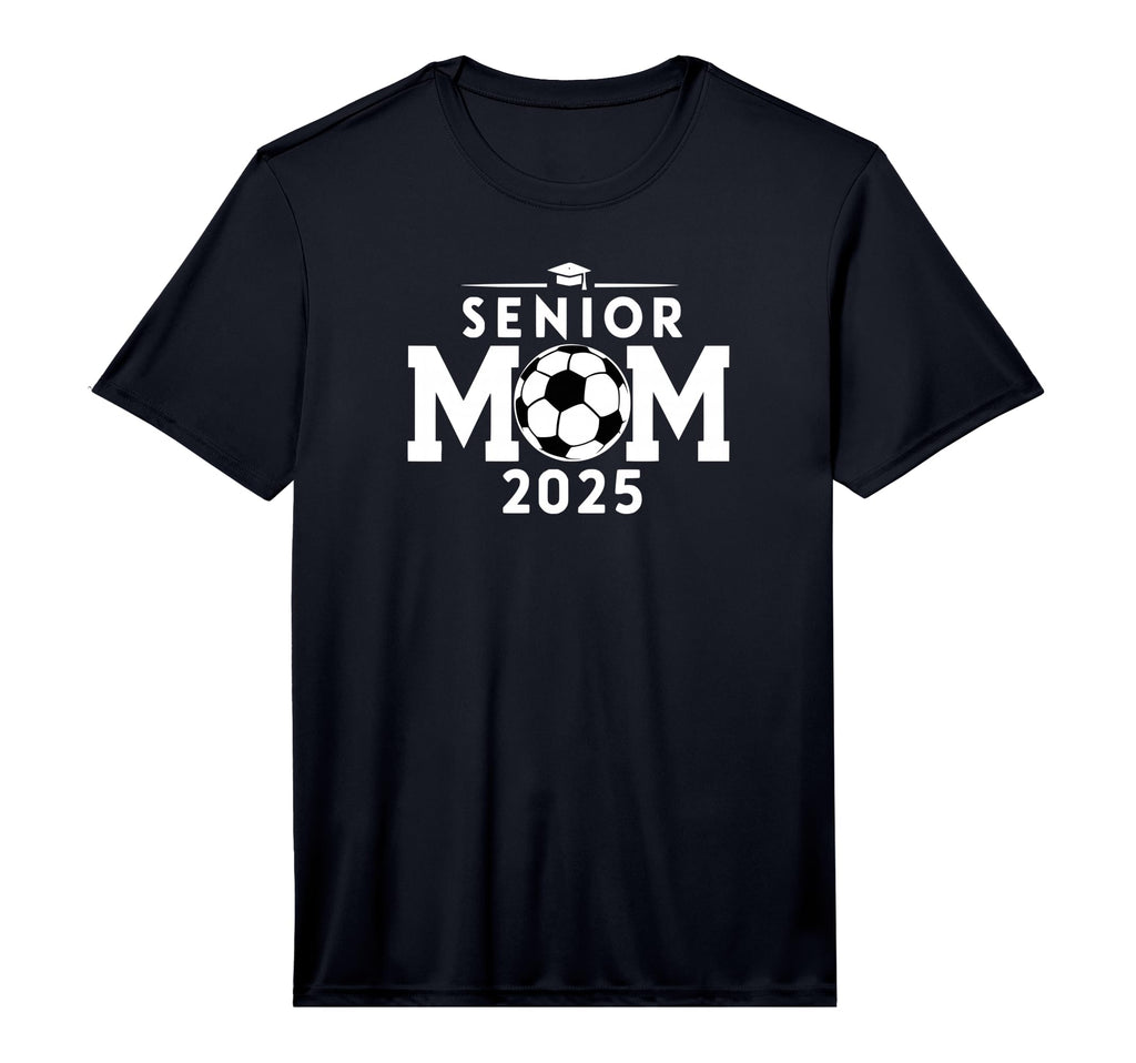 Senior 2025 Soccer Mom High School T-Shirt - Custom Art Print Men Women