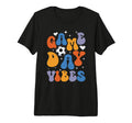 Groovy Soccer Game Day Vibes Game Day T-Shirt - Custom Art Print Men Women