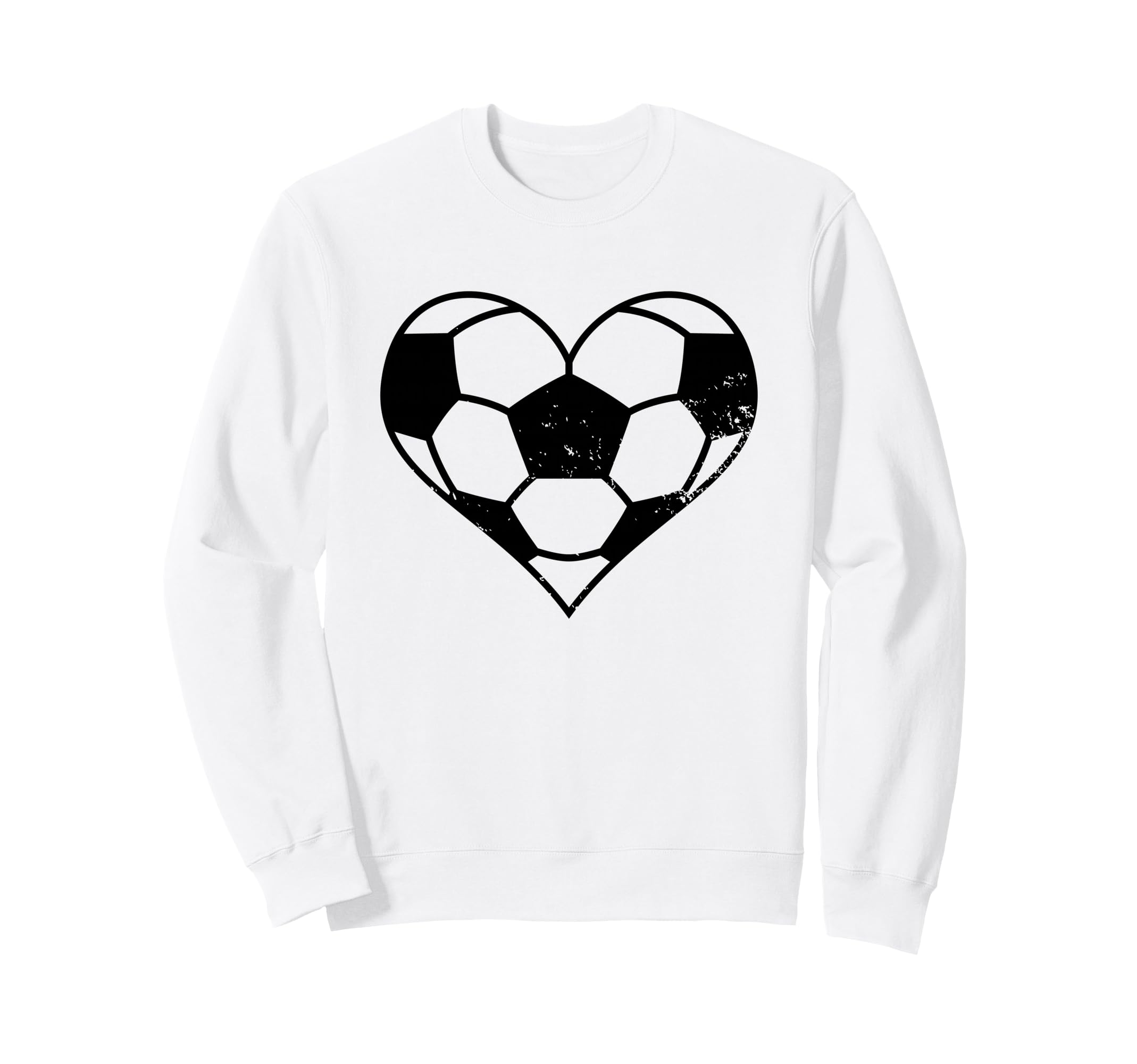 Soccer Heart Funny Soccer Player Mom Sweatshirt - Unique Graphic Men Women