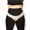 Women's Pelvic Support Belt ― Uterus Girdle for Prolapsed Bladder | Postpartum Recovery | Pain Relief | Low Waist (WHITE - XXL)