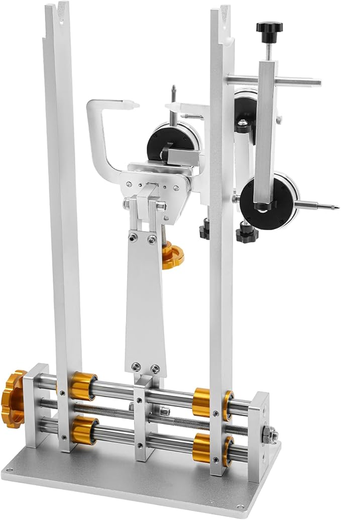Bicycle Wheel Truing Stand ,Bicycle Wheel Repair Tool Kit Heavy-Duty Adjustable Repair Bracket w/3 Precision Gauges, Foldable Design, Universal 10-29" Wheelset Compatibility for Bike Shops & Home