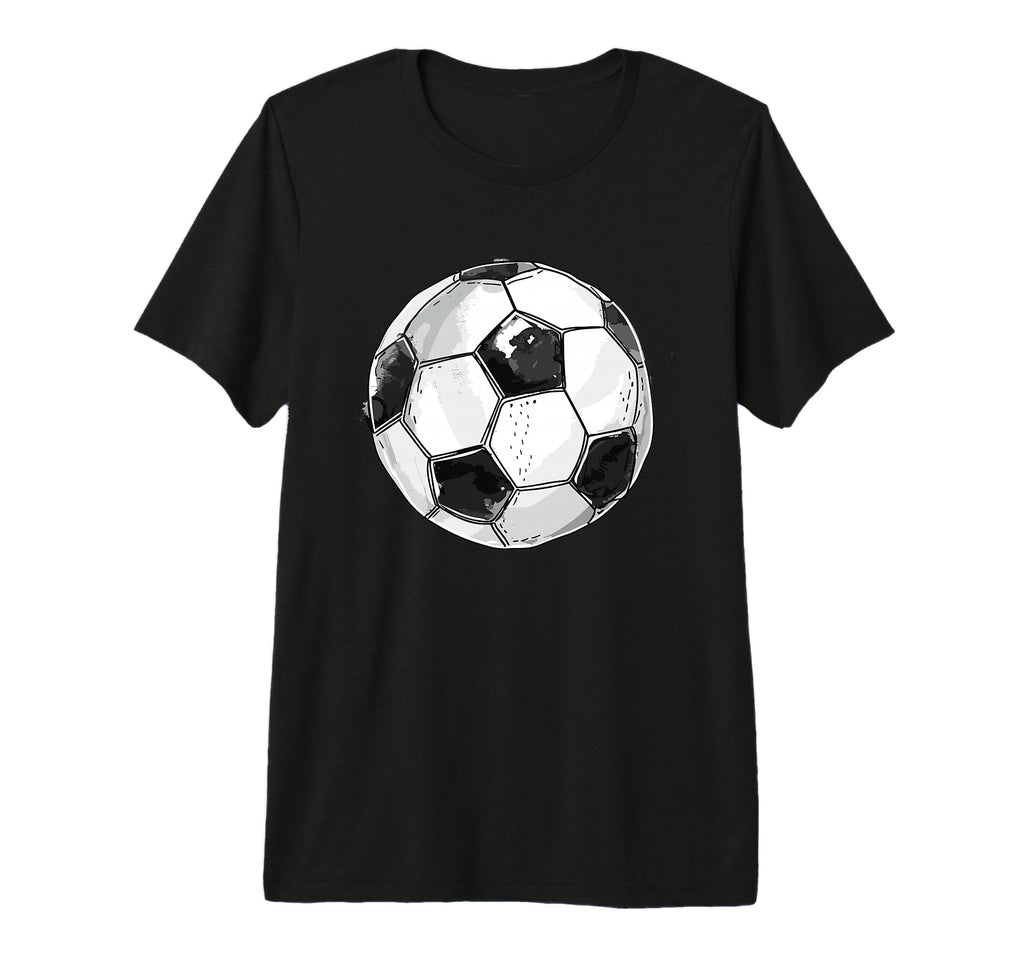 Soccer Ball Tri Blend T-Shirt - Trendy Graphic Unisex