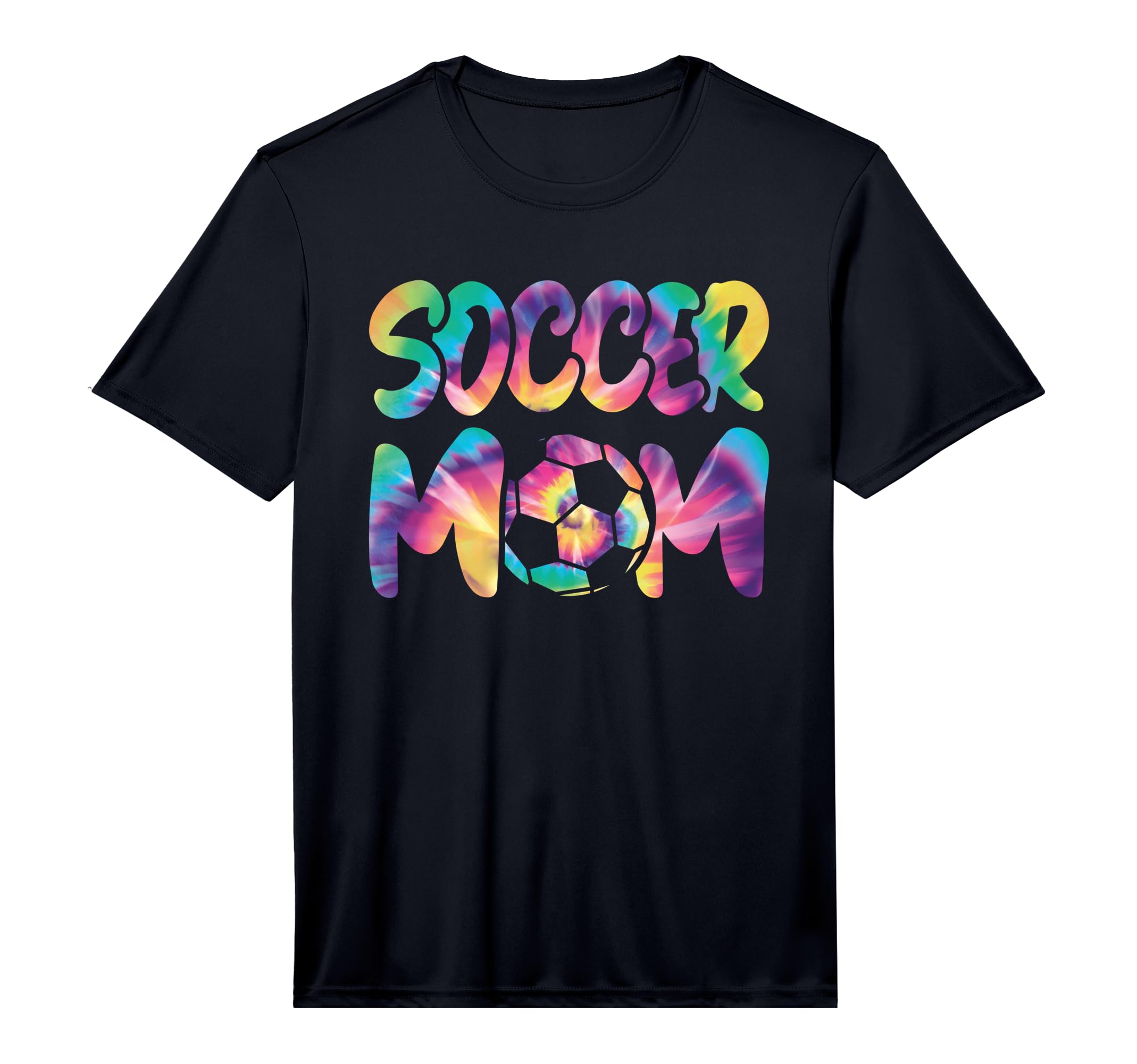 Mens Soccer Mom Colorful Soccer T-Shirt - Minimalist Print for Adults