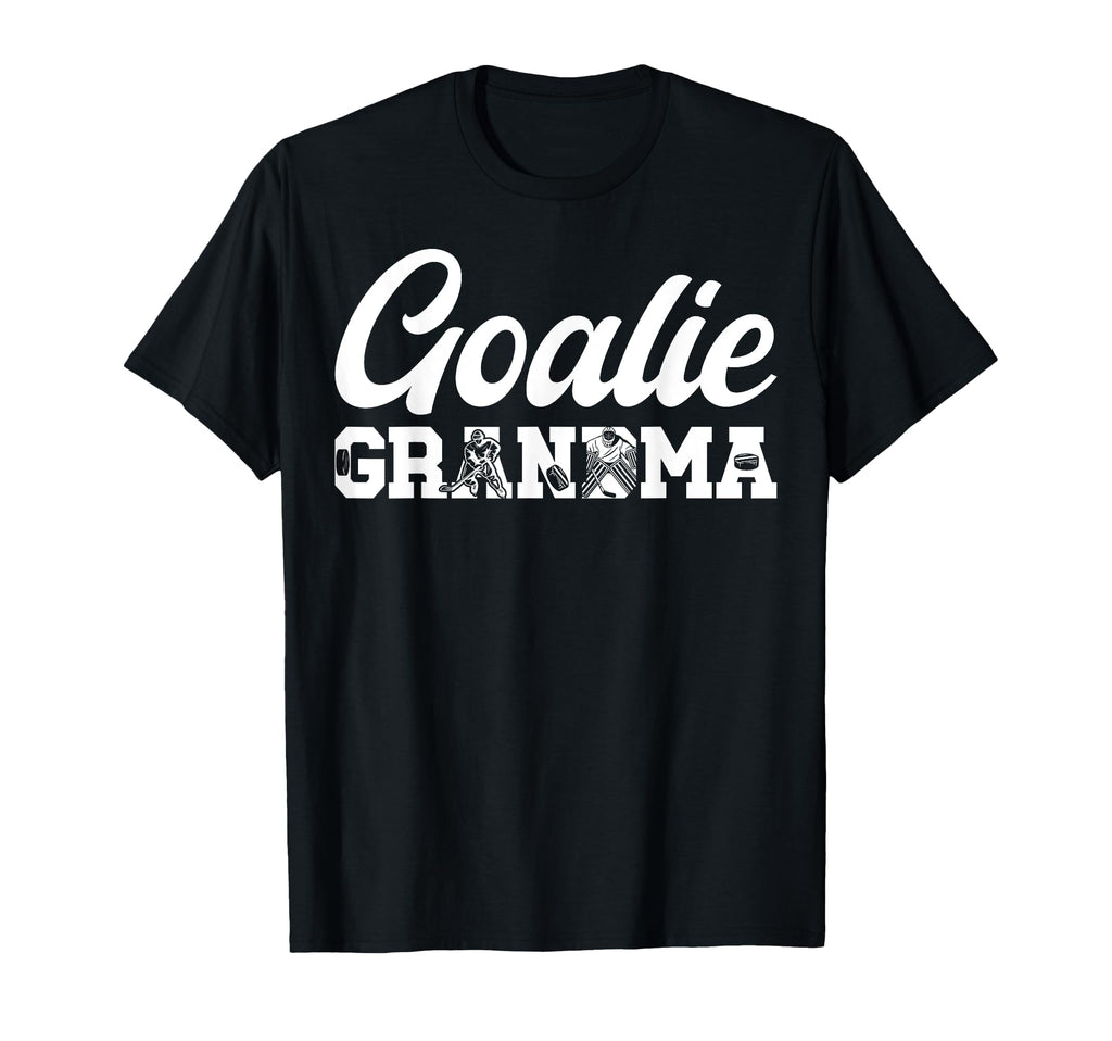 Ice Hockey Goalie Grandma Hockey T-Shirt - Trendy Graphic Unisex