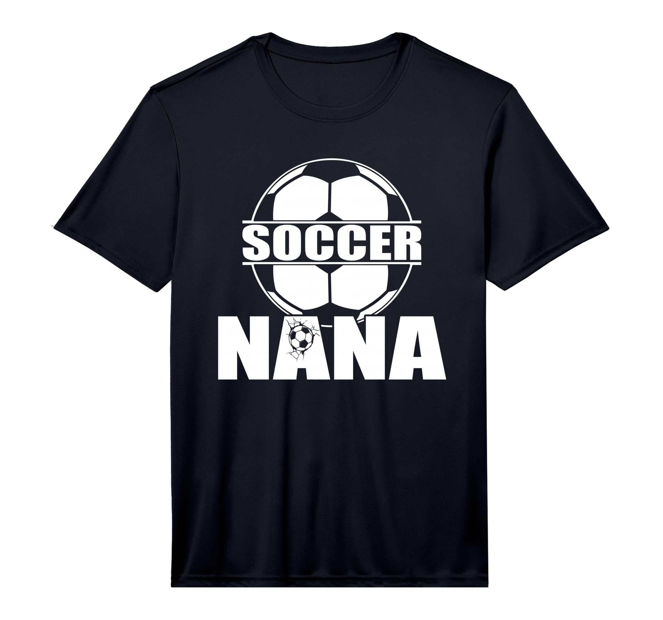 Mens Funny Soccer Nana Soccer Grandma T-Shirt - Fun Novelty Design Unisex