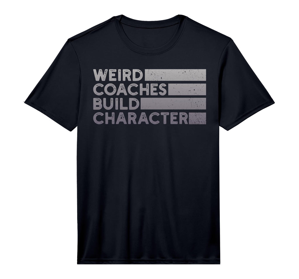 Weird Coaches Build Character Coach T-Shirt - Minimalist Print Unisex