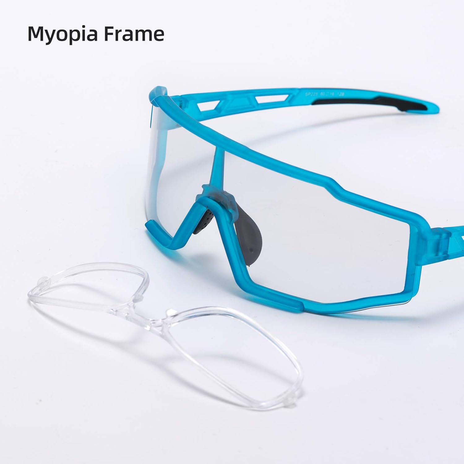 Aerodynamic Windproof Photochromic Cycling Sunglasses