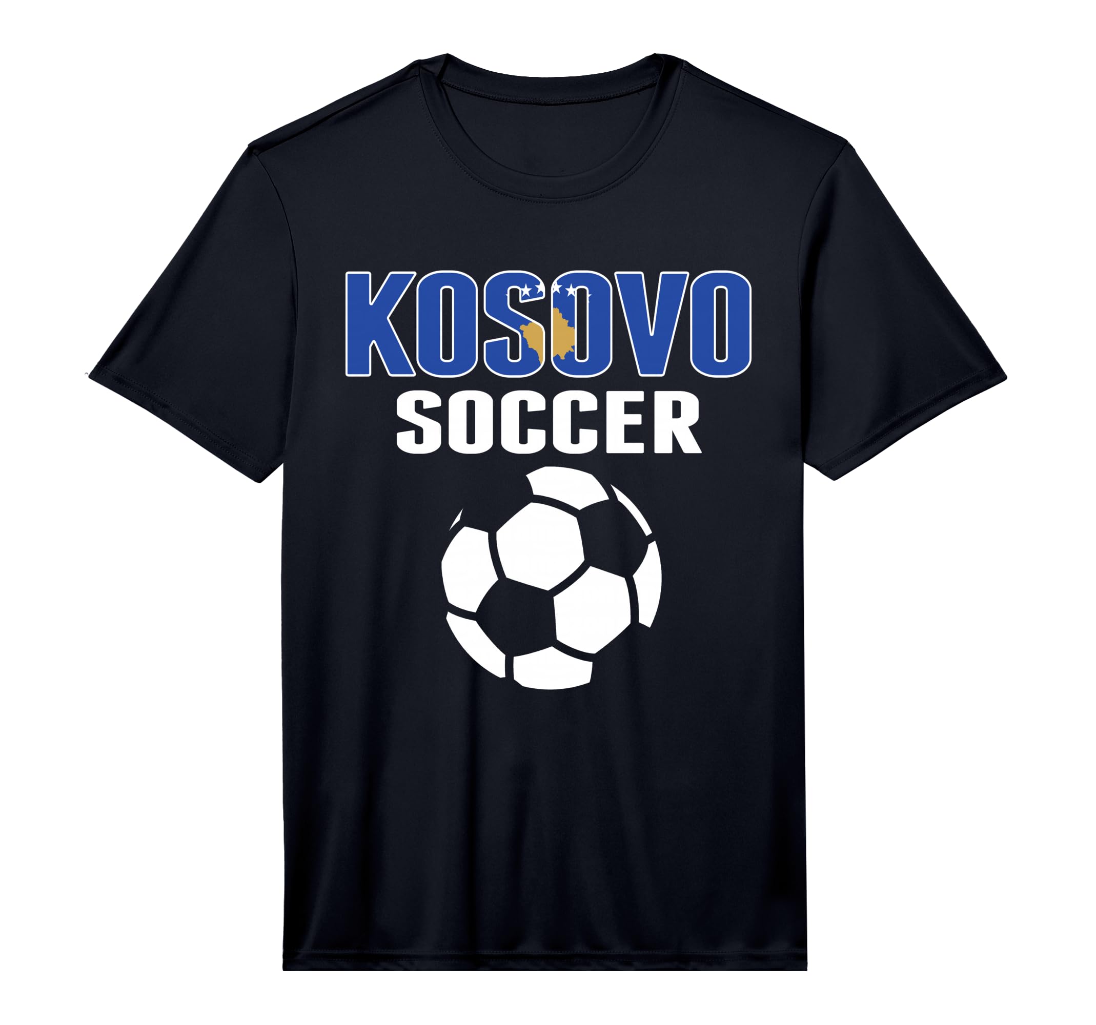 Proud Kosovo Soccer Fans Jersey Support T-Shirt - Graphic Print Men Women