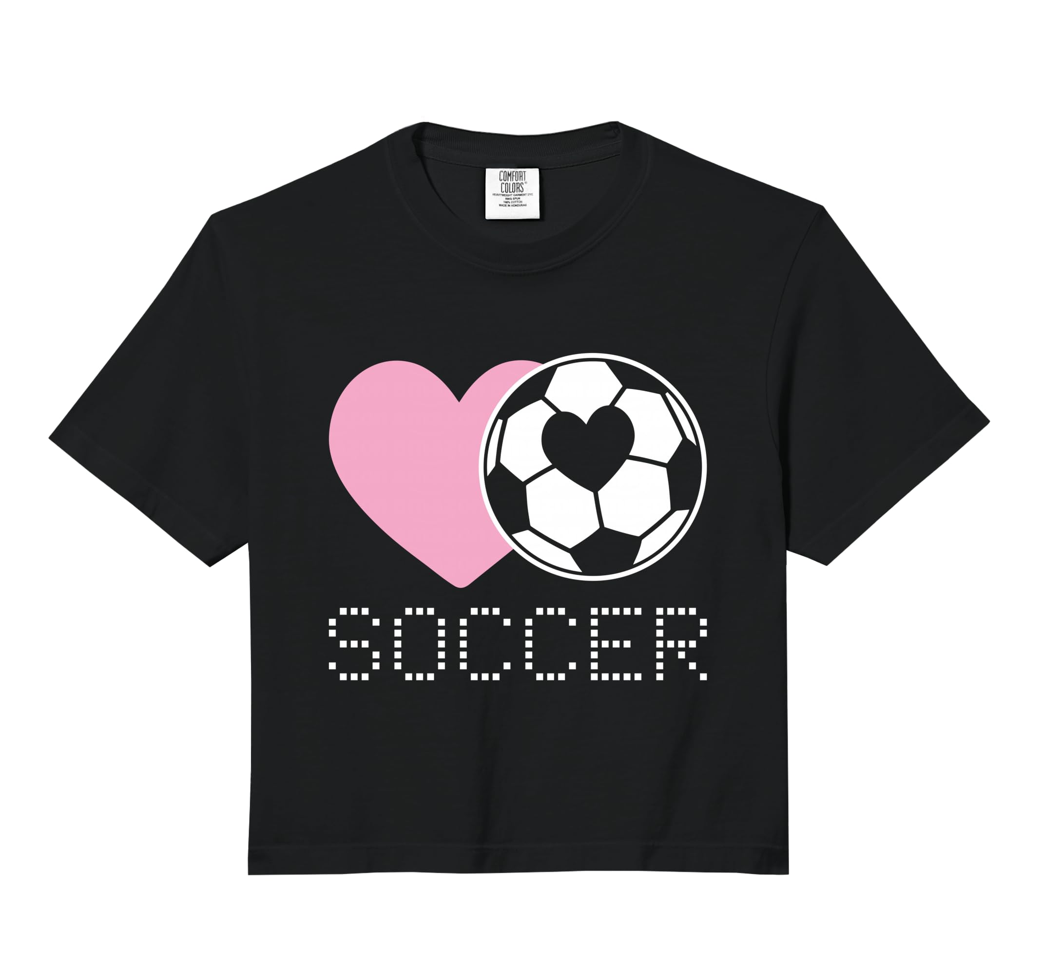 Soccer Lover Heart And Ball Comfort Sweatshirt - Minimalist Print Unisex