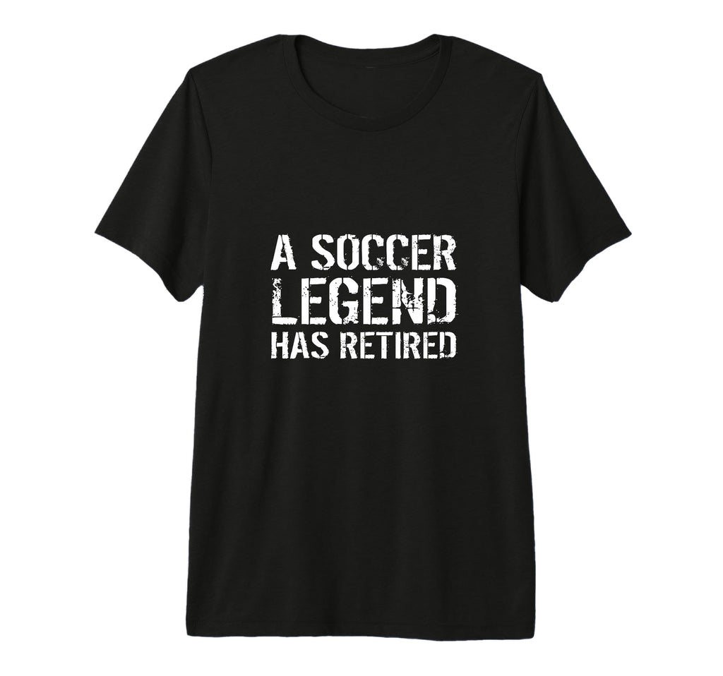 Soccer Legend Has Retired Player T-Shirt - Minimalist Print for Adults