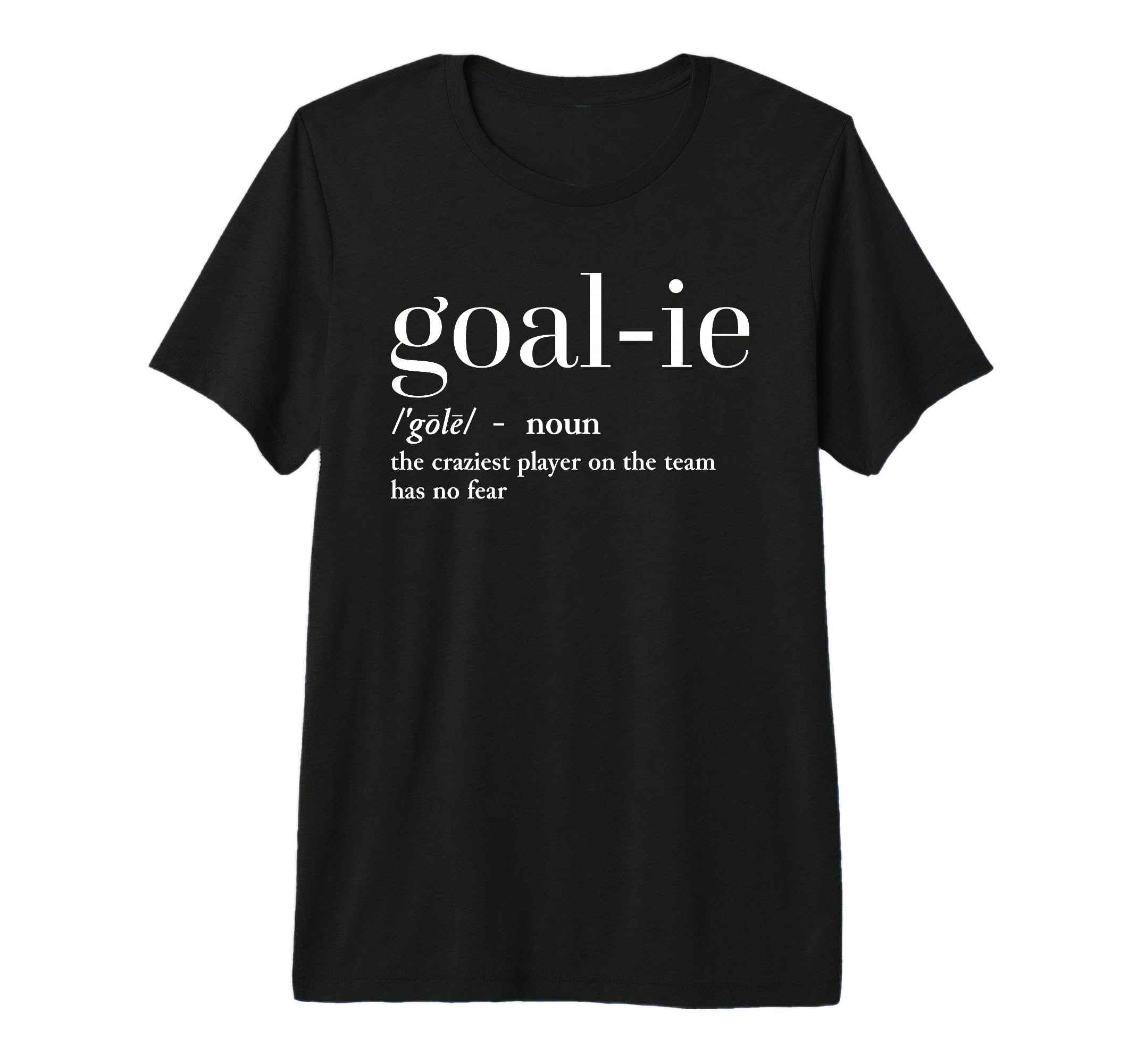 Funny Goalie Soccer Player Definition T-Shirt - Unique Graphic Unisex