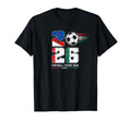 Football Fever 2026 Global Match T-Shirt - Fun Novelty Design for Adults