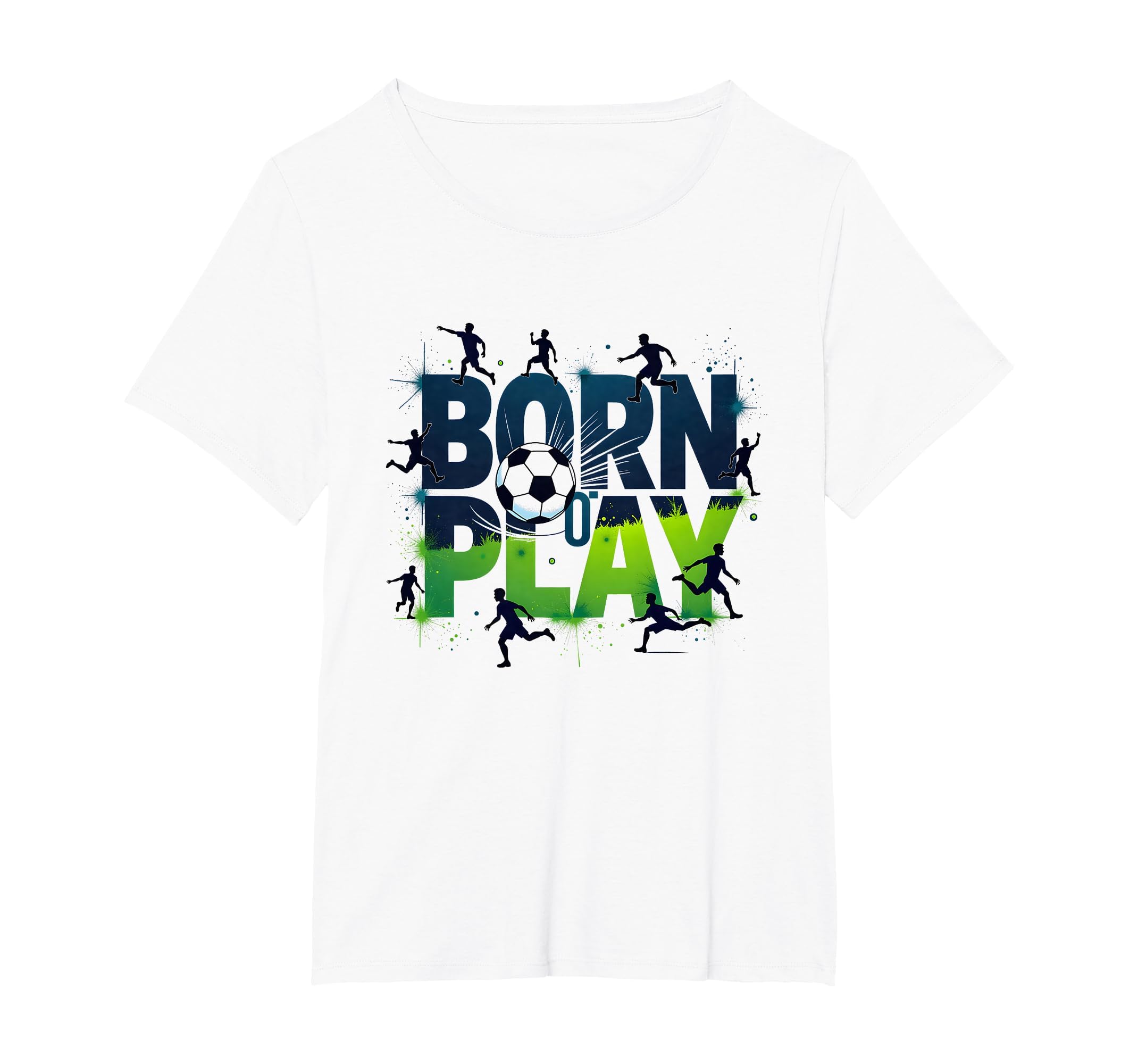 Born To Play Soccer Athlete Passion T-Shirt - Unique Graphic for Adults