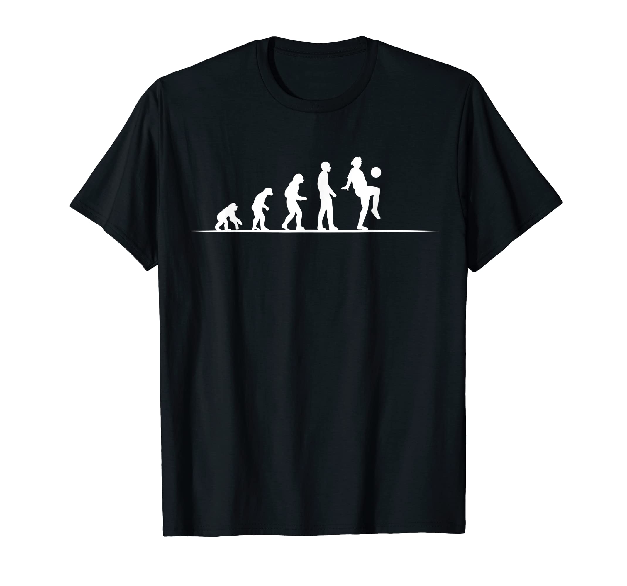 Footballer Evolution Ball Goalkeeper T-Shirt - Custom Art Print Unisex
