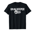 Ice Hockey Goalkeeper Mom Hockey T-Shirt - Minimalist Print for Adults