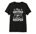 Proud Soccer Keeper Sister Soccer T-Shirt - Graphic Print for Adults