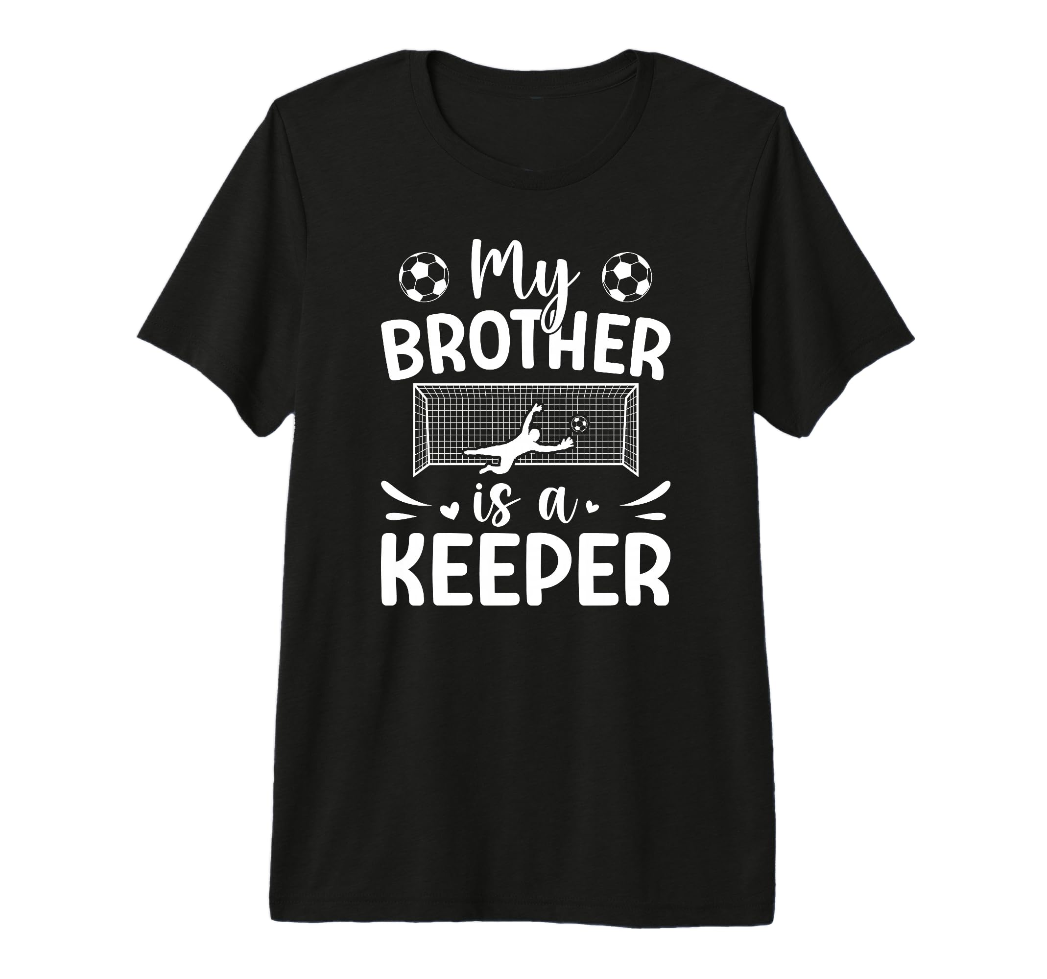 Proud Soccer Keeper Sister Soccer T-Shirt - Graphic Print for Adults