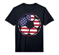 Us Flag Soccer Ball Football 4Th July T-Shirt - Trendy Graphic Unisex