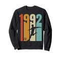 1992 Soccer Player Sweatshirt - Unique Graphic Unisex