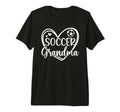 Soccer Grandma Heart Grandma Soccer T-Shirt - Trendy Graphic Men Women
