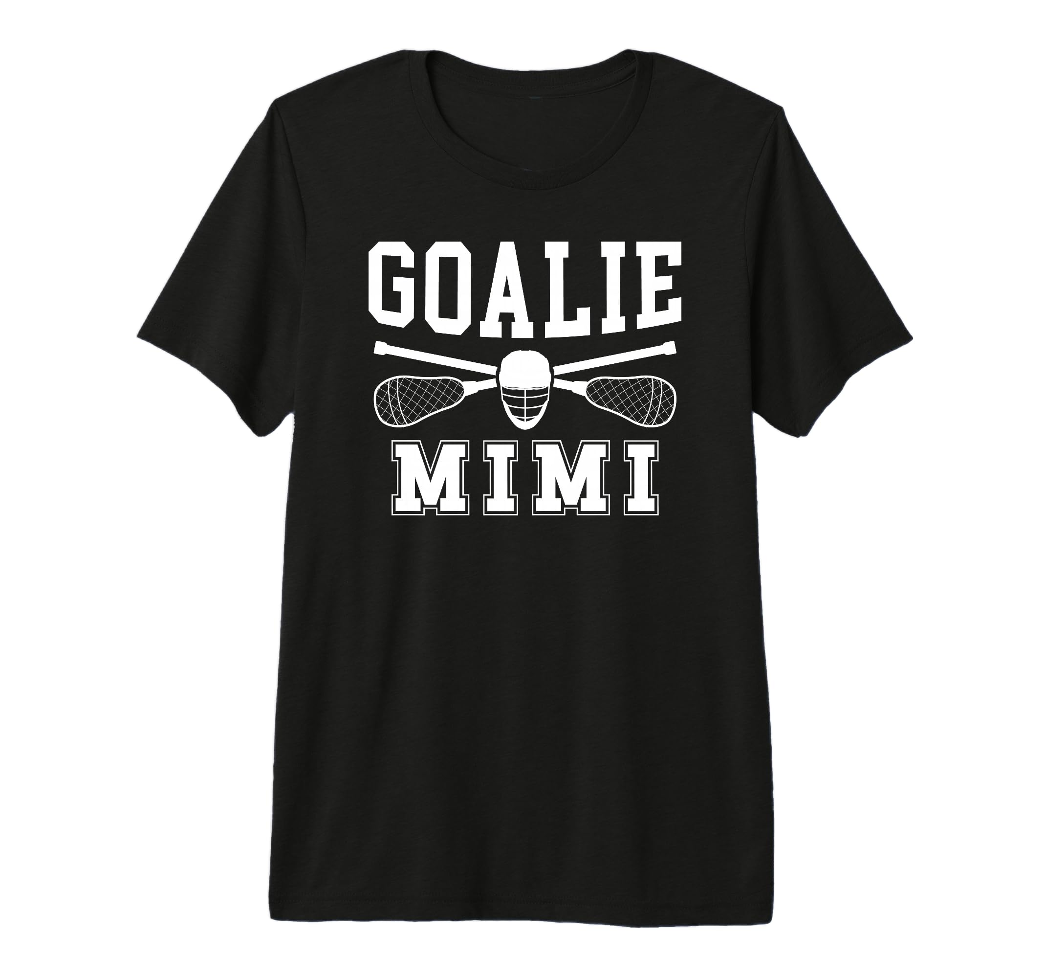 Lacrosse Goalie Mimi Lacrosse T-Shirt - Minimalist Print for Adults