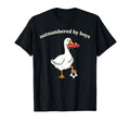 Outnumbered Funny Mom Goose Soccer T-Shirt - Casual Everyday Wear Men Women
