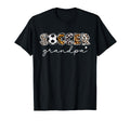 Soccer Grandpa Leopard Funny T-Shirt - Aesthetic Graphic Men Women
