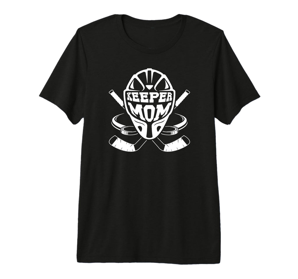 Ice Hockey Keeper Mom Ice Hockey T-Shirt - Minimalist Print Unisex