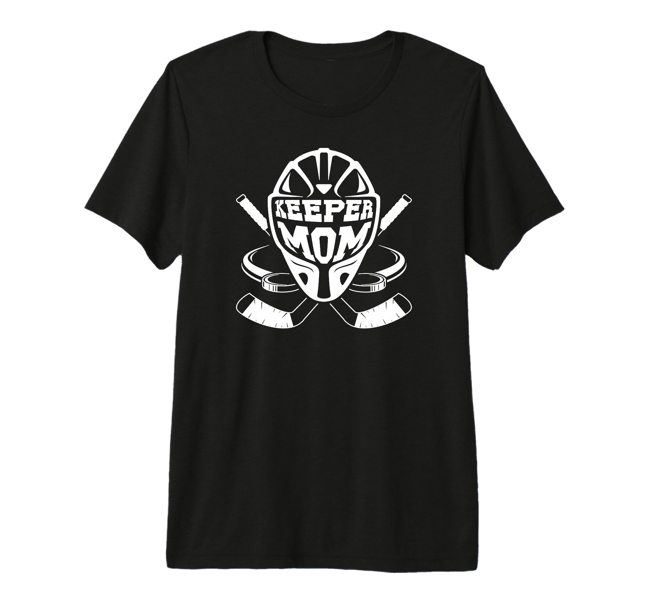 Ice Hockey Keeper Mom Ice Hockey T-Shirt - Minimalist Print Unisex