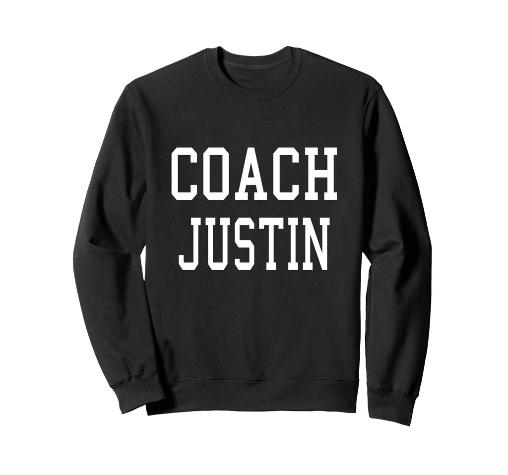 Coach Justin Custom Football Soccer Sweatshirt - Graphic Print Men Women