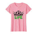 Soccer Is Life Passionate Fan Sports T-Shirt - Minimalist Print Men Women