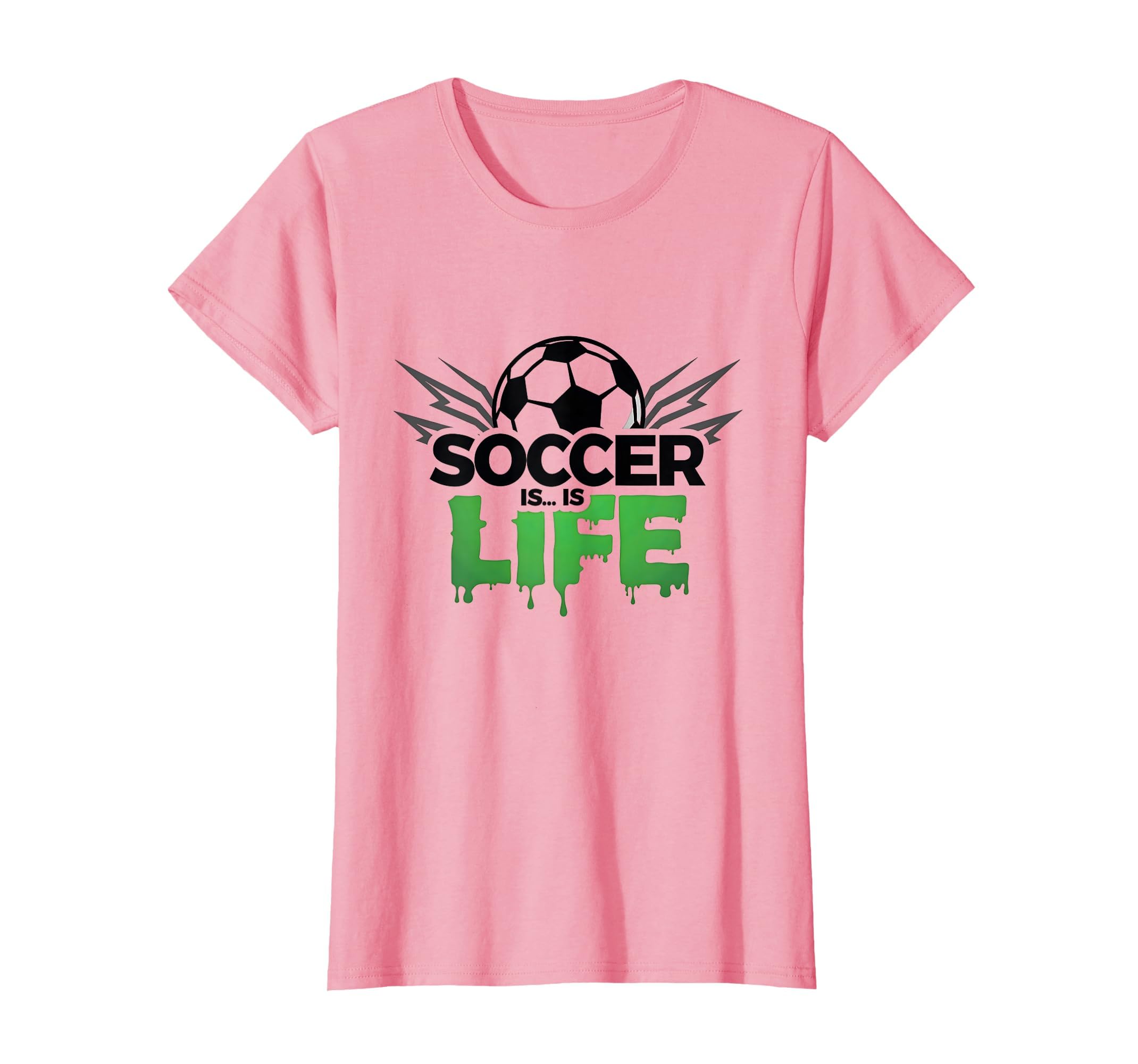 Soccer Is Life Passionate Fan Sports T-Shirt - Minimalist Print Men Women