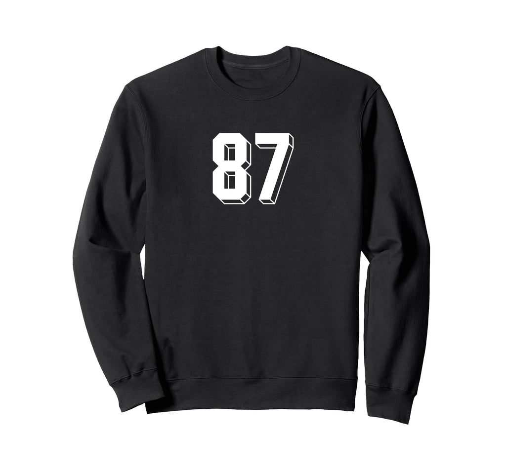 Number 87 80S 90S Soccer Team Sweatshirt - Custom Art Print for Adults