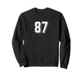 Number 87 80S 90S Soccer Team Sweatshirt - Custom Art Print for Adults