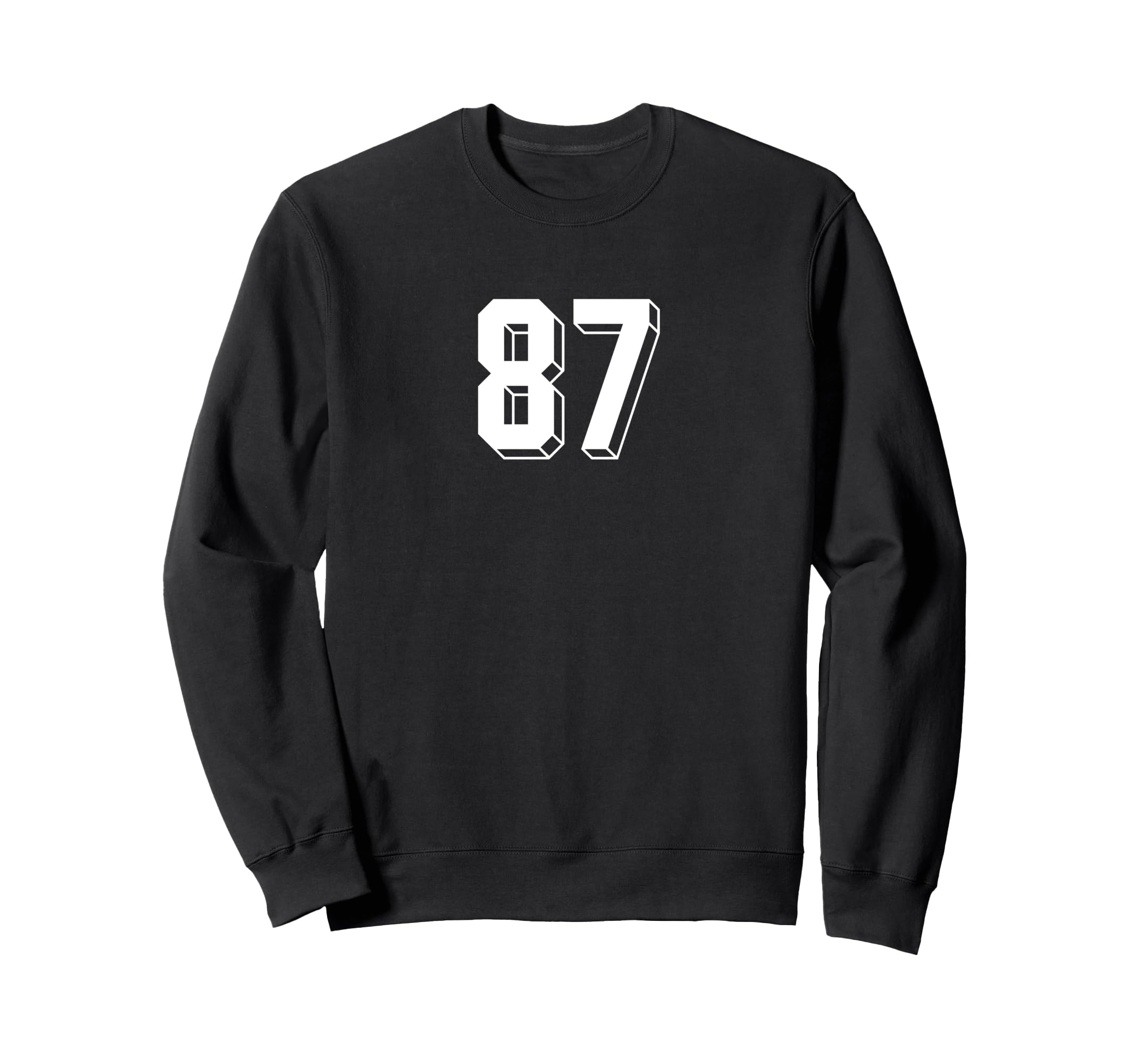 Number 87 80S 90S Soccer Team Sweatshirt - Custom Art Print for Adults