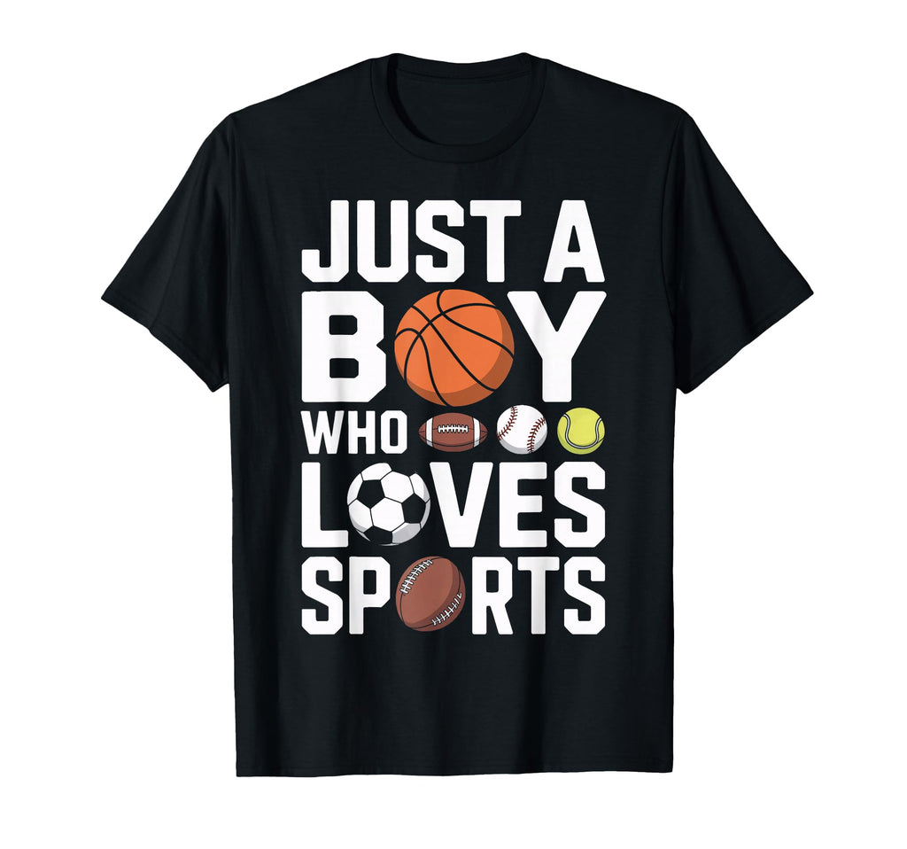 Basketball Soccer Just Who Loves T-Shirt - Casual Everyday Wear Unisex