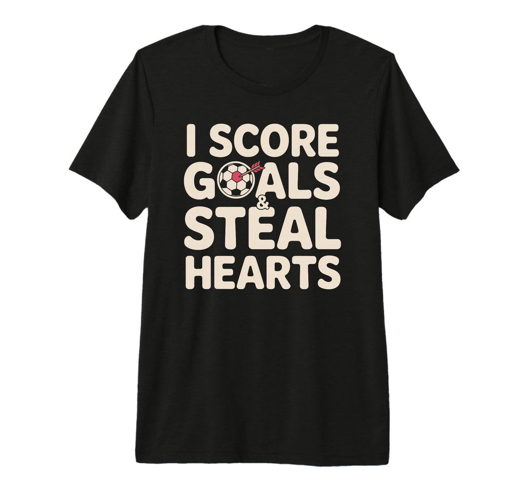 Soccer Score Goals Football T-Shirt - Custom Art Print for Adults