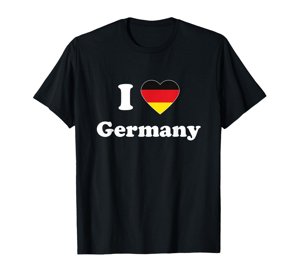 I Love Germany I Heart Germany German T-Shirt - Minimalist Print Unisex
