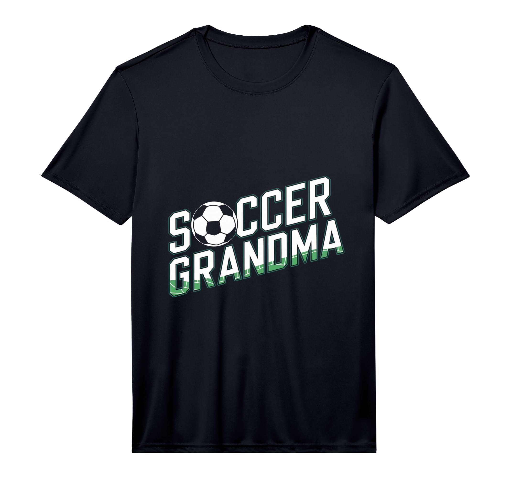 Mens Soccer Grandma Performance T-Shirt - Trendy Graphic Unisex