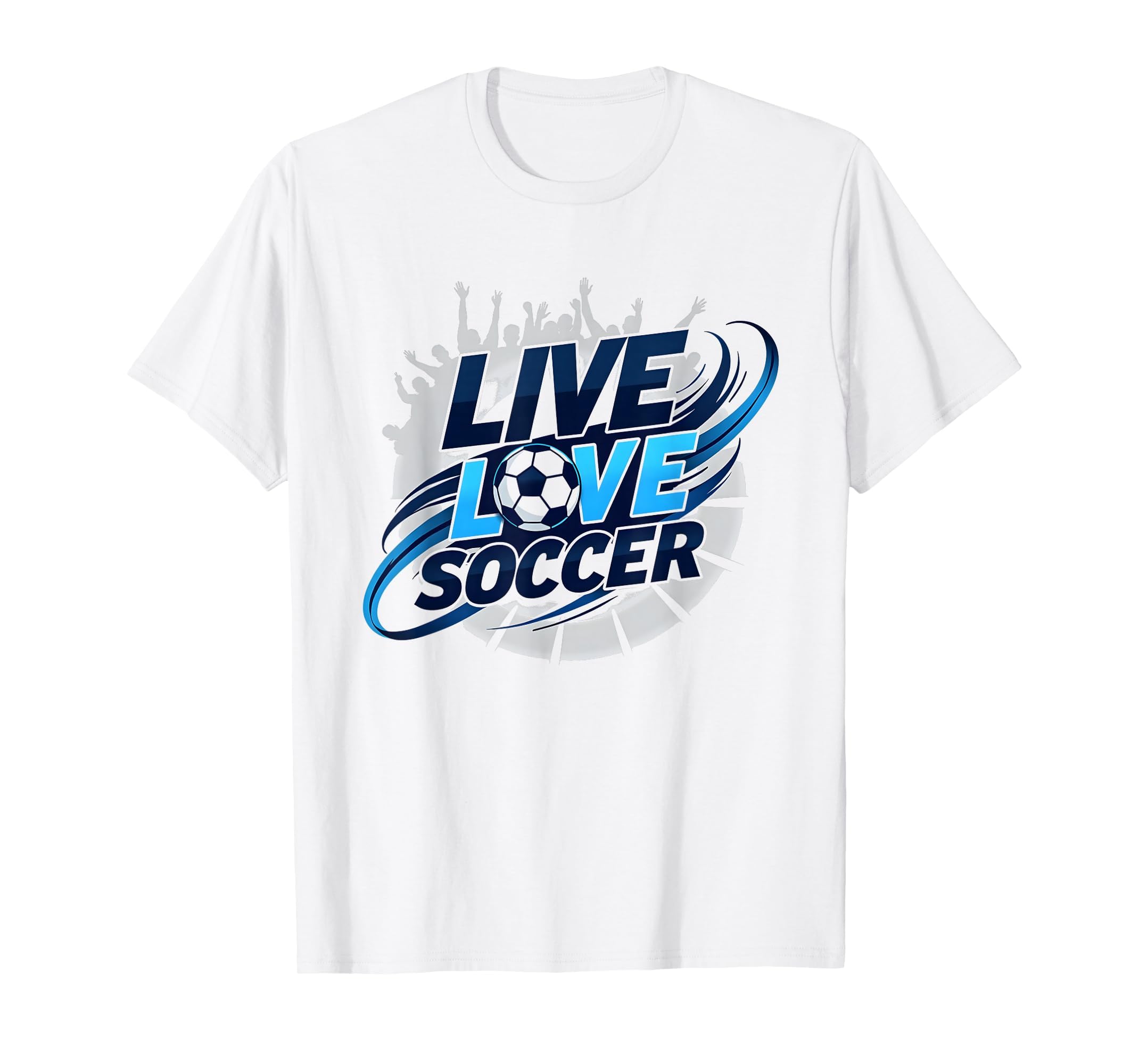 Soccer Mom Live Love Soccer Passion Sweatshirt - Trendy Graphic Men Women