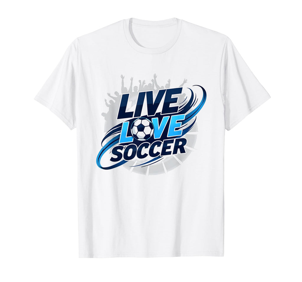 Soccer Mom Live Love Soccer Sweatshirt - Fun Novelty Design for Adults