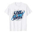 Soccer Mom Live Love Soccer Sweatshirt - Fun Novelty Design for Adults