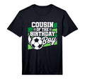 Soccer Birthday Birthday Cousin T-Shirt - Aesthetic Graphic Men Women