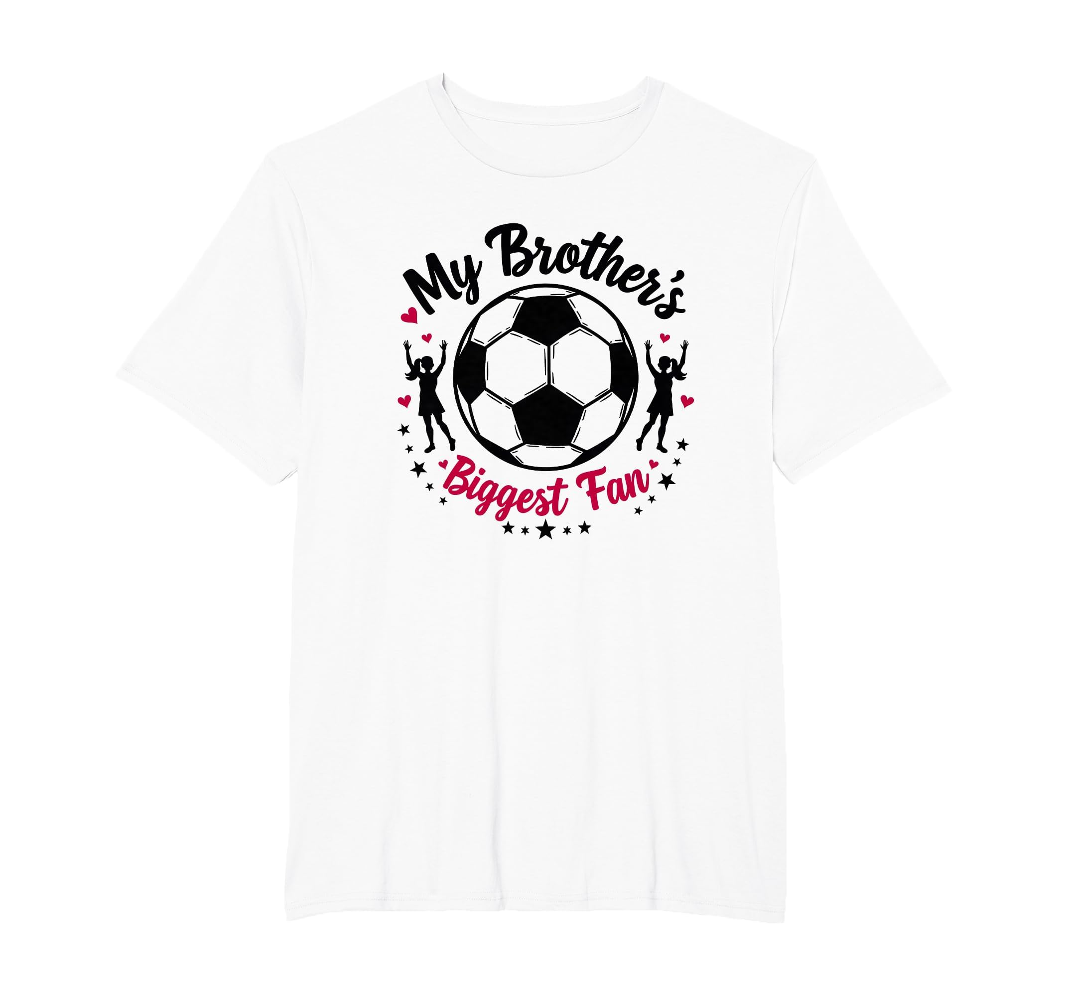 Soccer Sister My Brothers Biggest Fan T-Shirt - Graphic Print for Adults