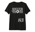 Soccer Mom Jersey Number 83 Favorite T-Shirt - Streetwear Style Unisex